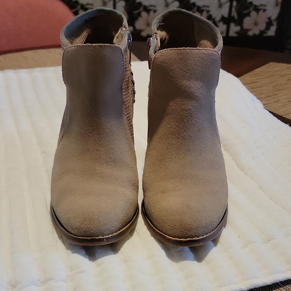 Marc Fisher Beige Ankle Booties